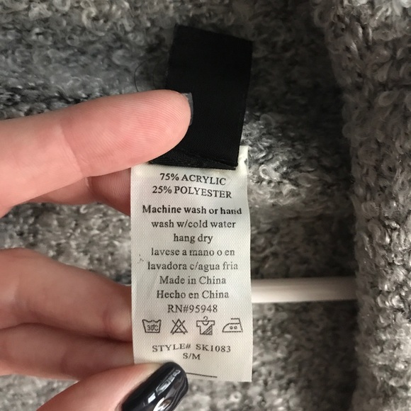 GRAY CARDIGAN - Picture 2 of 2